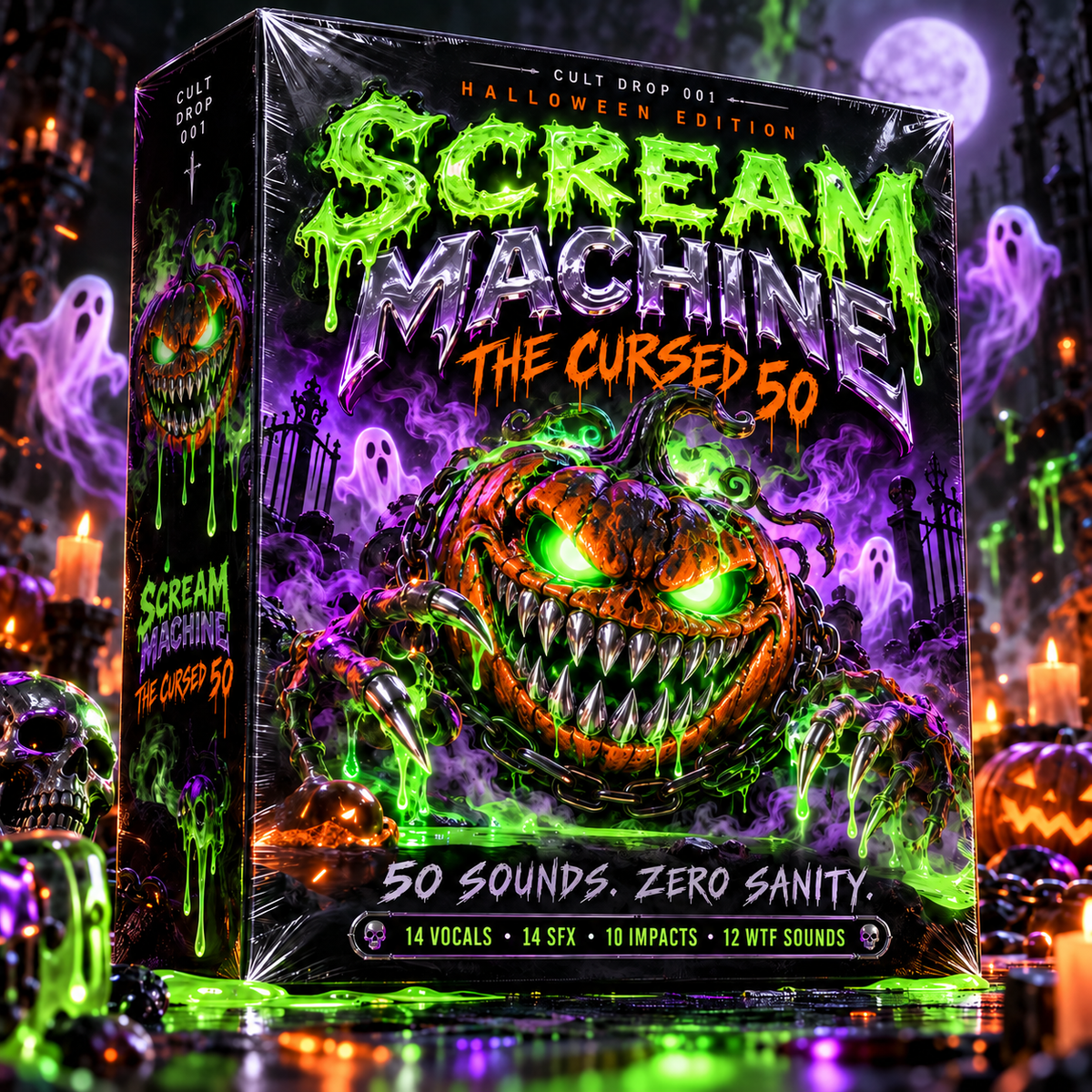 Halloween Scream Machine THE CURSED 50 - Sampley 