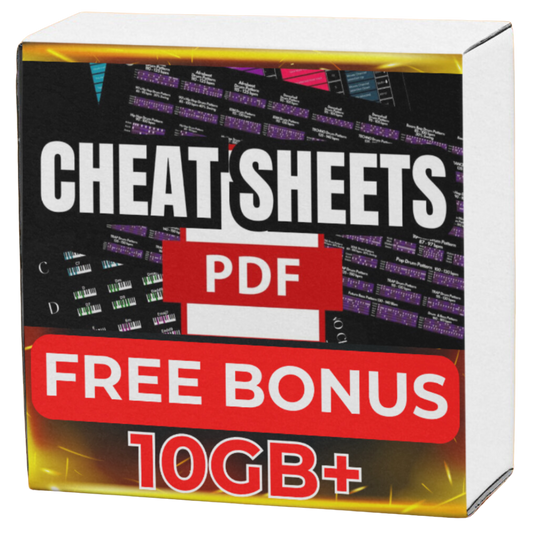 Cheat Sheet Bundle (PDF) + 10GB Free Bonuses