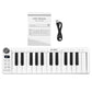 M-vave SMK-25 MIDI Keyboard Rechargeable 25-Key MIDI Control Keyboard Instrument Mini Portable USB Keyboard MIDI Controller