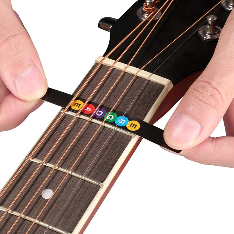 Guitar Fingerboard Stickers Fingerboard Decals Frets Map Neck Notes Beginner Trainer Practice Music Theory