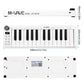 M-vave SMK-25 MIDI Keyboard Rechargeable 25-Key MIDI Control Keyboard Instrument Mini Portable USB Keyboard MIDI Controller