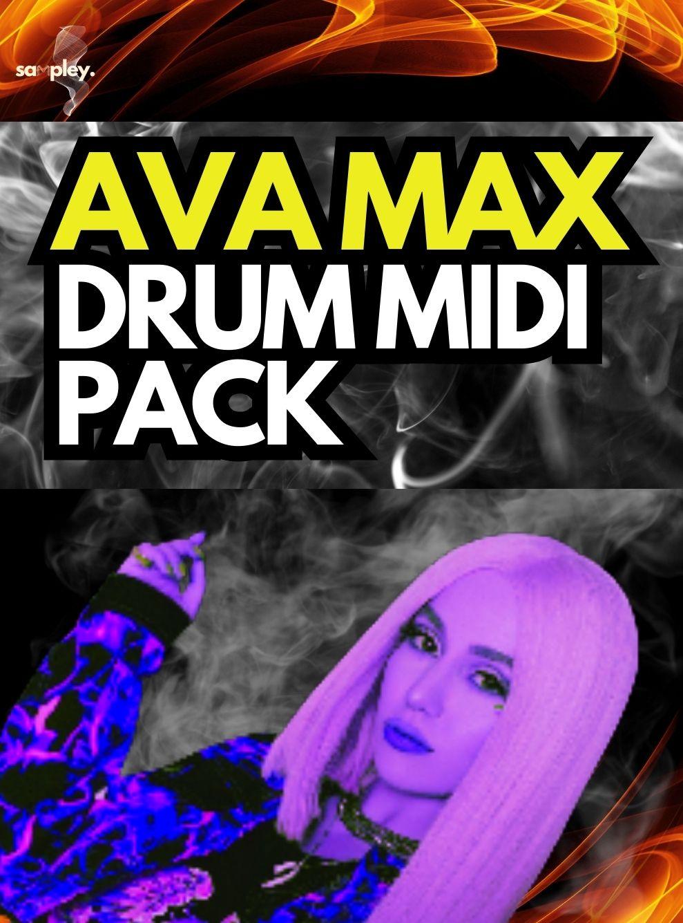 Ava Max inspired Pop Drum MIDI Pack - Sampley 