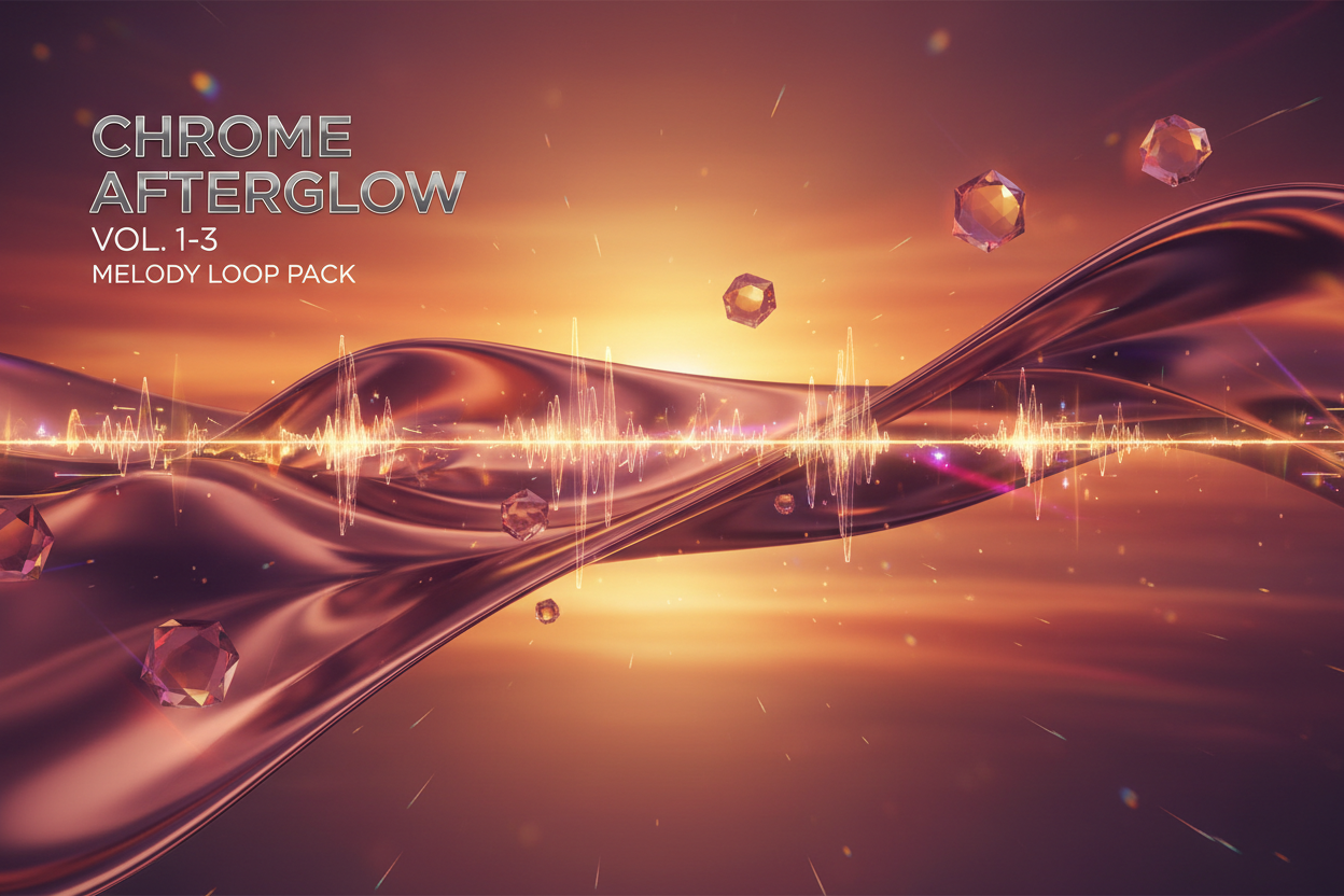 Chrome Afterglow (Vol. 1–3) — Premium Melody Loop Pack - Sampley 