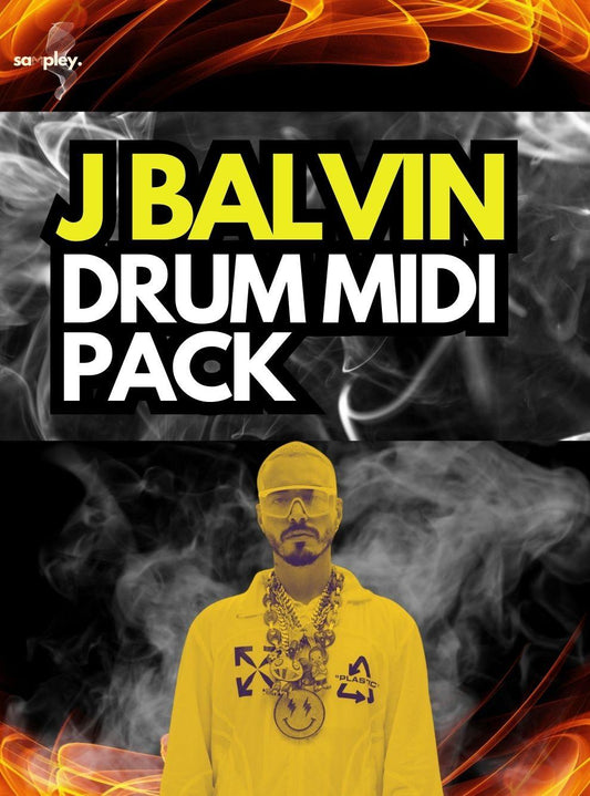 J Balvin inspired Reggaeton/Dancehall Drum MIDI Pack - Sampley 