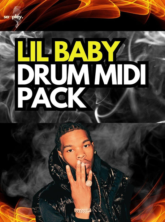 Lil Baby inspired Trap Drum MIDI Pack - Sampley 