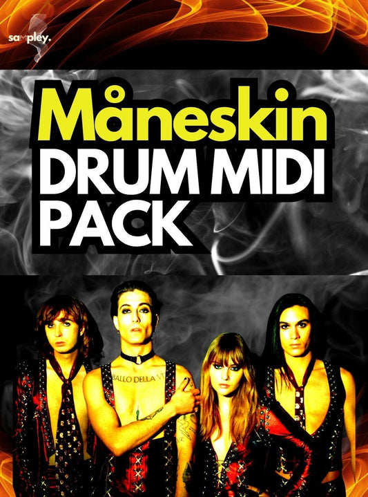 Måneskin inspired Rock Drum MIDI Pack - Sampley 