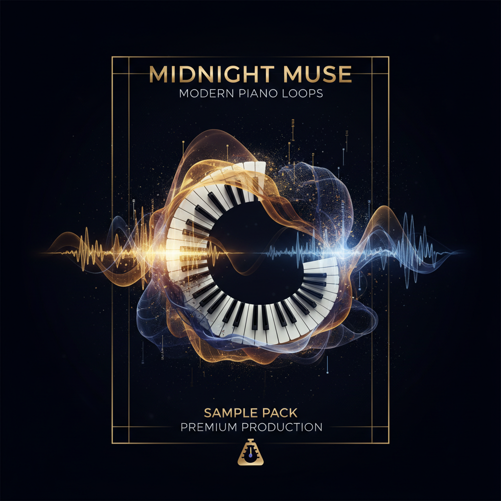 Midnight Muse (Part 1–4) — Premium Modern Piano Loops - Sampley 