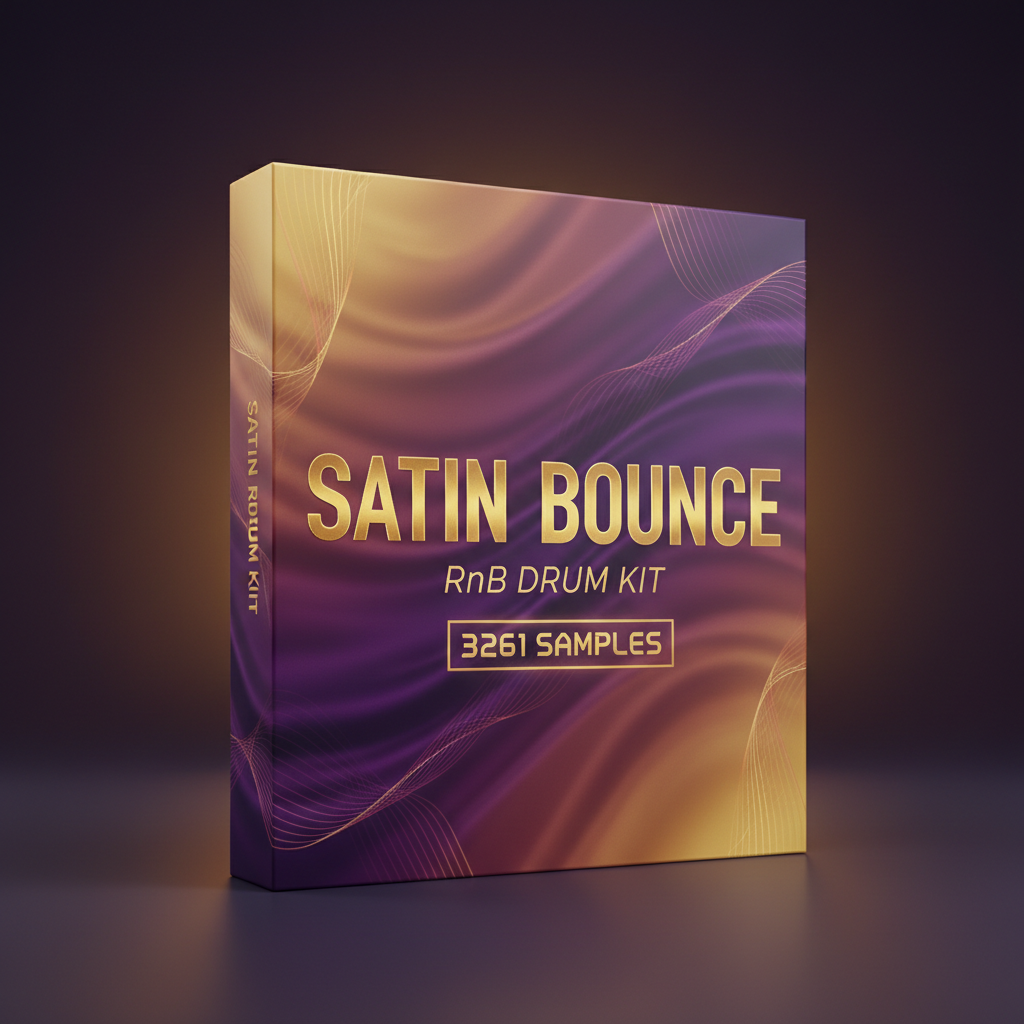 Satin Bounce — RnB Drum Kit (3261 Samples) - Sampley 